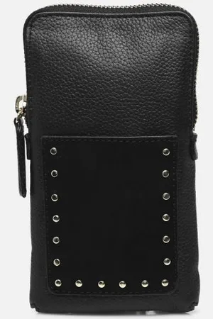 Pieces® Portemonnaies & Clutches Pckarla Leather Phone Bag - - Größe T.U