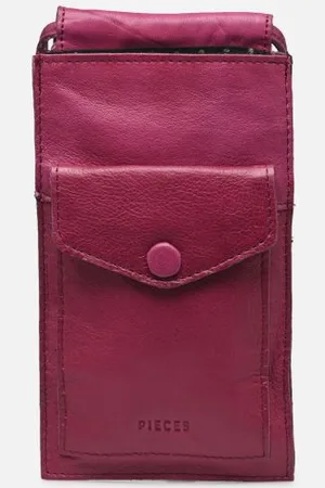 Pieces® Portemonnaies & Clutches Pckani Leather Phone Bag Fc - - Größe T.U