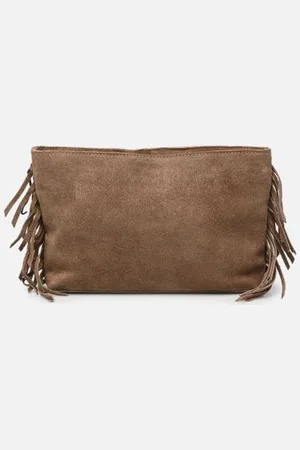VILA Handtaschen Vinina Suede Clutch/Ef - - Größe T.U
