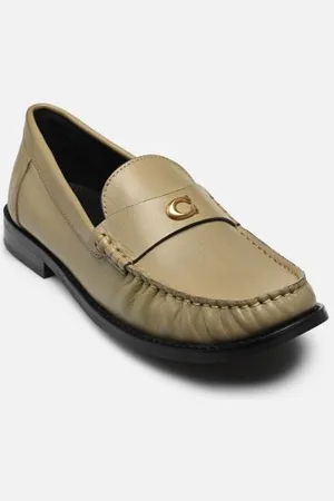 Coach Slipper Jolene Leather Loafer - - Größe 40