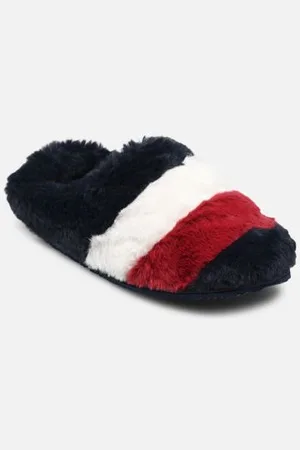 Tommy Hilfiger Hausschuhe FLAG FUR HOME SLIPPER - - Größe 35 - 36