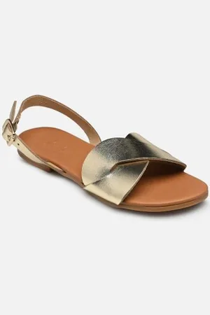 Pieces® Sandalen Pcvija Leather Sandal - - Größe 39