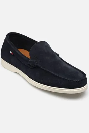 Tommy Hilfiger Slipper HILFIGER CASUAL SUEDE LOAFER - - Größe 40