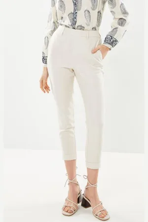 VERO MODA Bekleidung Vmlena Mr Tapered Lurex Belt Pant Lcs - - Größe XS X 32