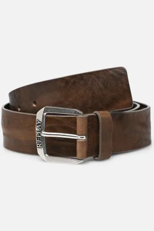 Replay Gürtel Ceinture boucle logo - - Größe 85