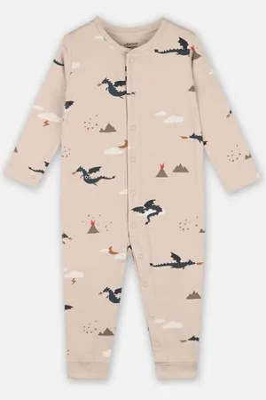 Liewood Bekleidung Birk printed pyjamas jumpsuit - - Größe 12M