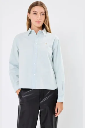 Ralph Lauren Bekleidung N Wd Crp St-Long Sleeve-Button Front Shirt - - Größe L
