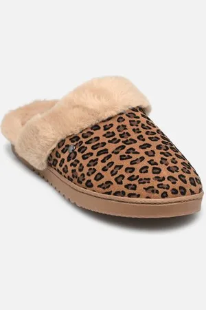 Isotoner Hausschuhe Mule Cuir et Fourrure - - Größe 36