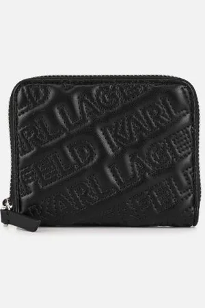 Karl Lagerfeld Portemonnaies & Clutches K/Essential kuilt sm zip wllt - - Größe T.U