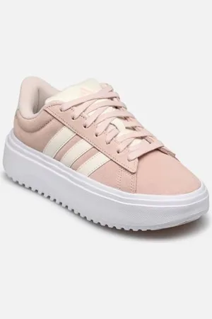 adidas Grand Court Platform Suede W - - Sneaker - Größe 38