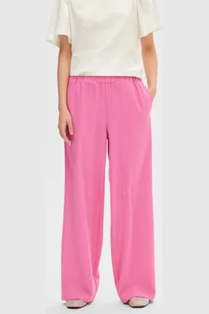 SELECTED Bekleidung Slftinni-Relaxed Mw Wide Pant N Noos - - Größe 34
