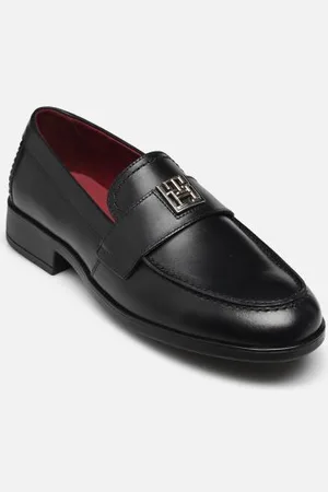 Tommy Hilfiger Slipper TH LEATHER CLASSIC LOAFER - - Größe 36