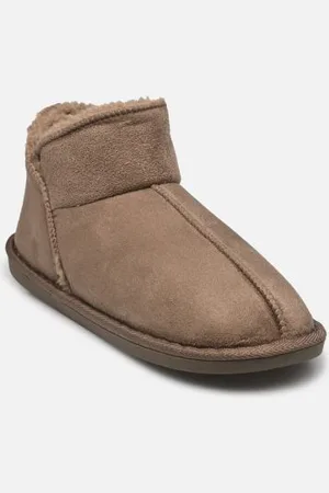 Sarenza Hausschuhe Chausson montant andré taupe homme - - Größe 41 - 42