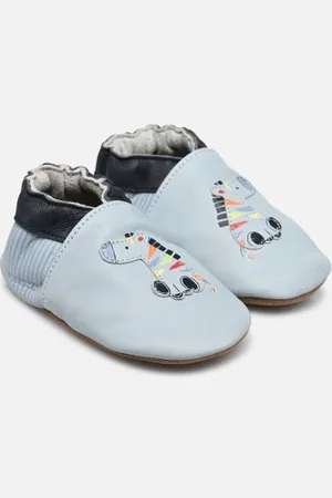 Robeez Hausschuhe Zebra Rainbow - - Größe 17 - 18