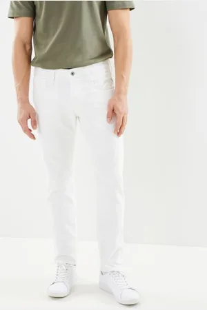 Replay Bekleidung ANBASS jean slim blanc - - Größe 28 X 32