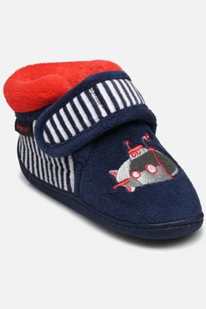 Isotoner Hausschuhe Bottillons velcro en micro-éponge - - Größe 20