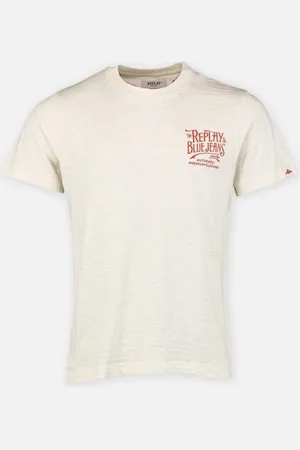 Replay Bekleidung REGULAR T-Shirt JERSEY Royal Eagle - - Größe S