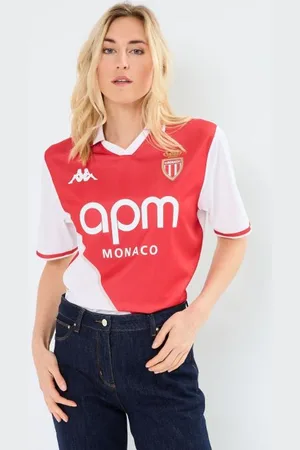 Kappa Bekleidung Maillot de foot - KOMBAT HOME MONACO UNISEX - - Größe S