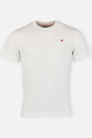 Replay Bekleidung REGULAR T-Shirt JERSEY RED LOGO - - Größe S