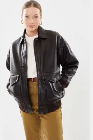 Schott NYC Bekleidung Blouson Pilote Cuir Lave - - Größe XS