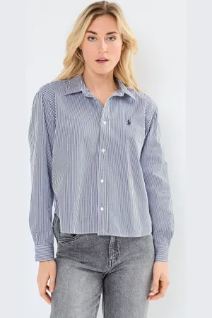 Ralph Lauren Bekleidung Chemise rayée en coton 211891419 - - Größe L