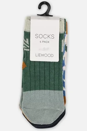 Liewood Socken & Strumpfhosen Silas cotton socks - 4 pack - - Größe 19 - 21