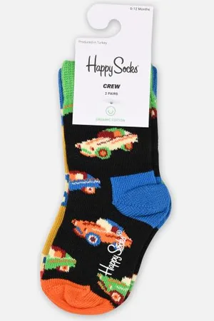 Happy Socks Socken & Strumpfhosen 2-Pack Kids Car Sock - - Größe 13 - 21