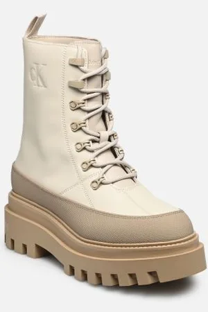 Calvin Klein Stiefeletten & Boots FLATFORM LACE UP BOOT LTH - - Größe 39