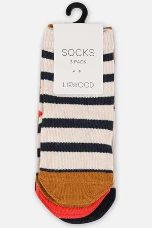 Liewood Socken & Strumpfhosen Silas socks 3-pack - - Größe 19 - 21