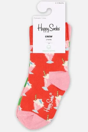 Happy Socks Socken & Strumpfhosen 2-Pack Kids Milkshake Sock - - Größe 13 - 21