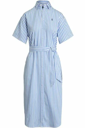 Ralph Lauren Bekleidung Ss N Jspr Dr-Short Sleeve-Day Dress 211959911 - - Größe L