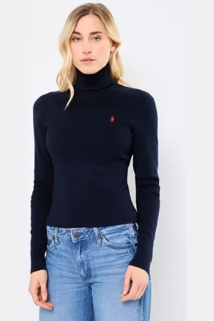 Ralph Lauren Bekleidung Shrkn Tn Po-Long Sleeve-Pullover 211959287 - - Größe L