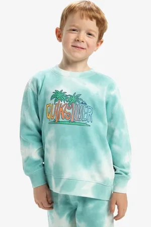 Quiksilver Bekleidung Tie Dye Crew Boys EQKFT03398 - - Größe 2A