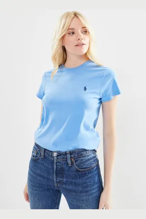 Ralph Lauren Bekleidung T-shirt col rond jersey de coton 211898698 - - Größe M