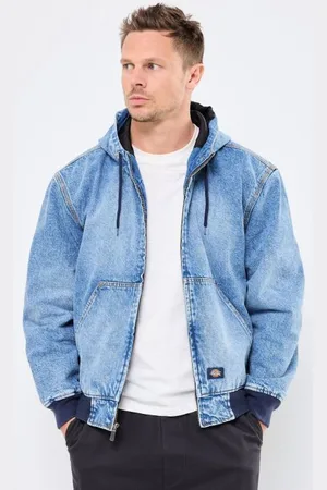 Dickies Bekleidung HOODED DENIM JACKET - - Größe S
