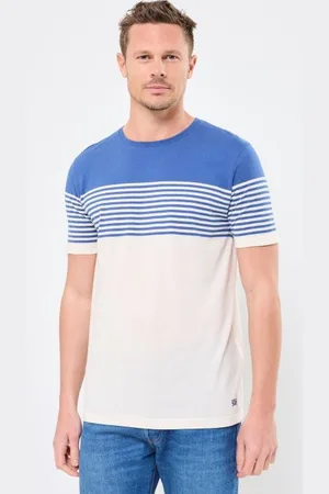 Armor.lux Bekleidung T-Shirt rayures placées MC Deauville - - Größe L