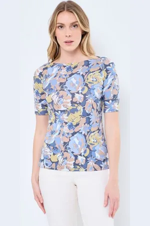 Ralph Lauren Bekleidung Judy-Mid Sleeve-T-Shirt - - Größe XS