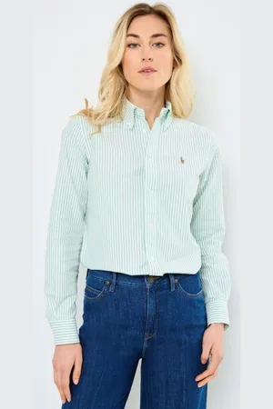 Ralph Lauren Bekleidung Ls Brkn St-Long Sleeve-Button Front Shirt - - Größe 40