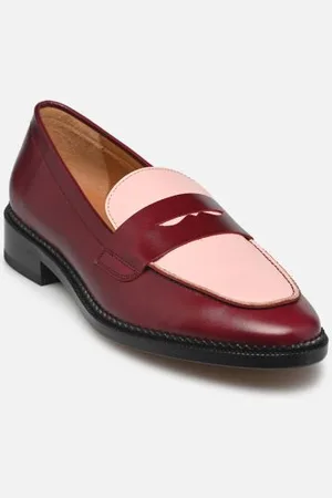 Rivecour Slipper Mocassins n°82 - Cuir - Prune - - Größe 36