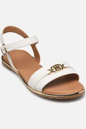 Tommy Hilfiger Sandalen SANDAL WHITE - - Größe 30