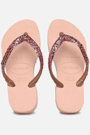 Havaianas Zehensandalen Kids Slim Glitter II - - Größe 23 - 24