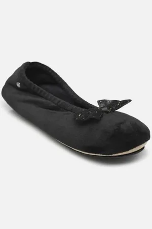 Isotoner Hausschuhe Ballerines en microvelours nœud précieux W - - Größe 37