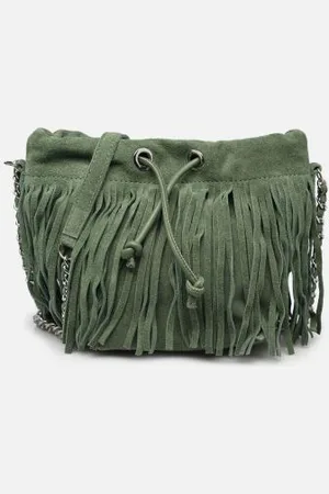 VILA Handtaschen Vinina Suede Bucket Bag/Ef - - Größe T.U