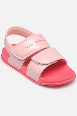Tommy Hilfiger Sandalen VELCRO SANDAL PINK - - Größe 25