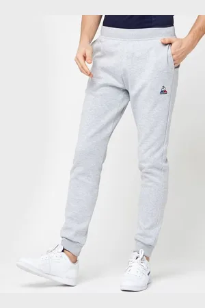Le Coq Sportif Bekleidung ESS Pant Regular N°3 M Gris Chiné Clair - - Größe XS