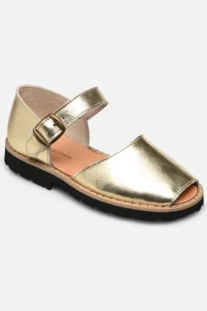MINORQUINES Sandalen Frailera Boucle Métal Oro - - Größe 22