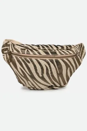 Pieces® Handtaschen Pcparis Zebra Canvas Bumbag Fc - - Größe T.U