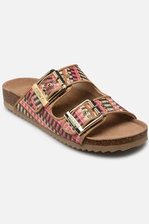 Colors of California Sandalen Two buckle sandal in rafia - - Größe 37