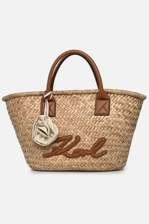 Karl Lagerfeld Handtaschen K/Signature Raffia Md Basket - - Größe T.U