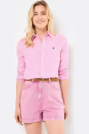 Ralph Lauren Bekleidung Classic-Long Sleeve-Button Front Shirt - - Größe M